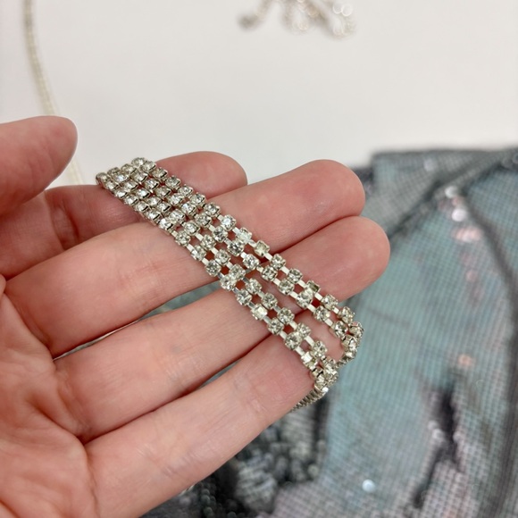 8 Other Reasons Chainmail Mini Dress in Gunmetal - Picture 10 of 14